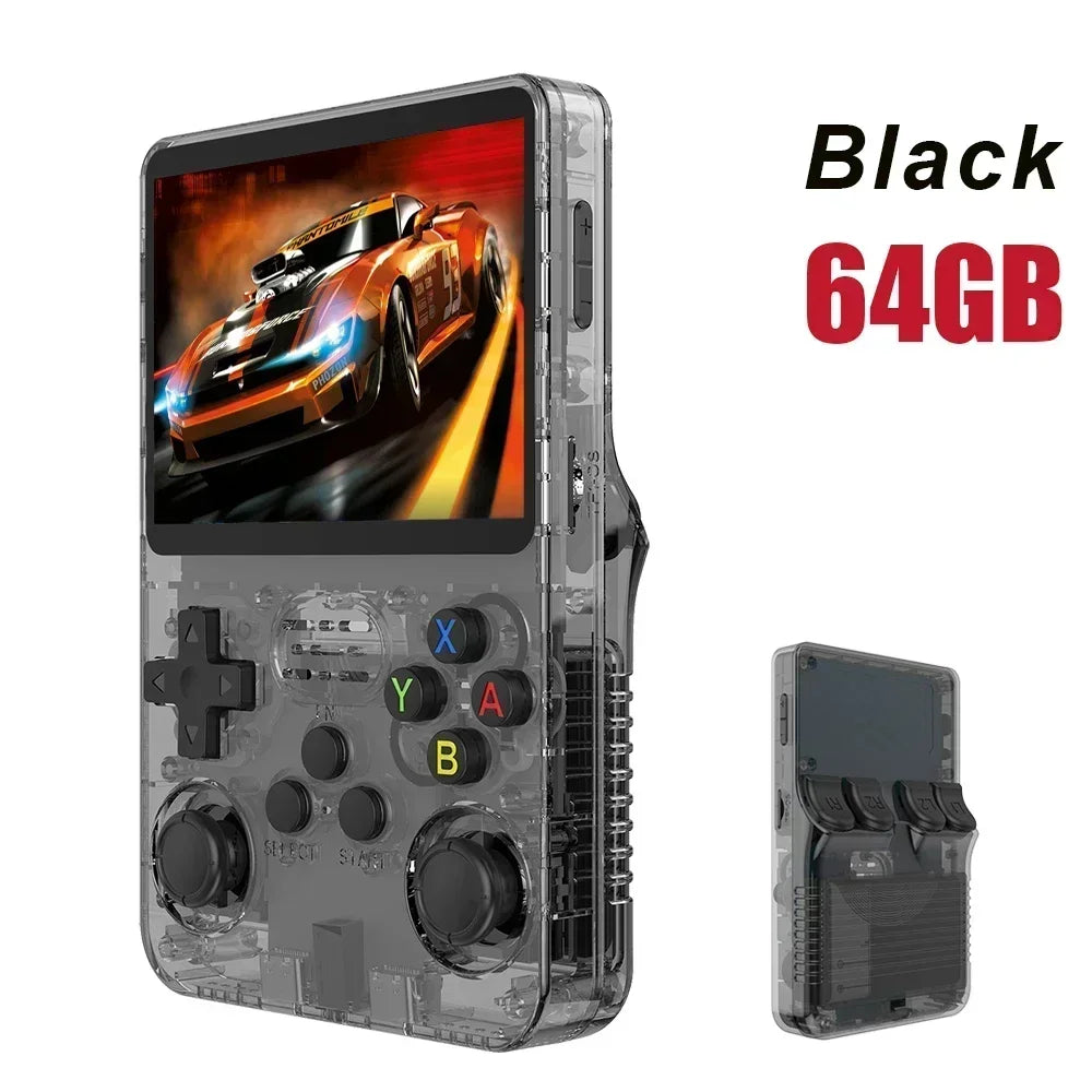 Original R36S Portable Handheld Game Controller with 3.5" HD Screen, Rechargeable Battery - Perfect Christmas Gift for Gamers