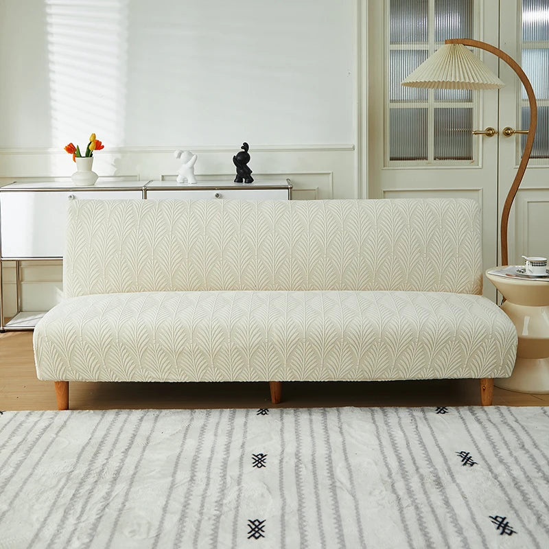 1 PC New Jacquard Sofa Bed Cover Stretch Futon Cover For Living Room dustproof washable Slipcover of Sofa Bed