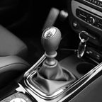 6-Speed Gear Shift Knob for Renault Duster 2010-2016, PU Leather, 1pc