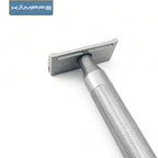 KAMPFE Aluminum CNC Machining  Handle Light Weight 1 Single-edged Blade  Mens Shaving Safety Razor  shaver