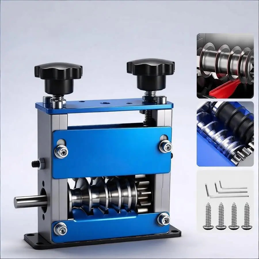 Manual Dual-Drive Wire Stripper Tool for Scrap Copper Wire Cables, 1-17mm