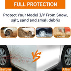 Mud Flaps for Tesla Model 3 Y 2026-2024 Mudguard Official Design Front Rear Wheel Fender Splash Guards Model3 ModelY Accessories