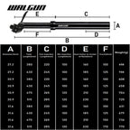 SP25A Hydraulic Dropper Seatpost Upgraded 6061 Aluminum No Lag 100-170mm Travel for MTB Road Gravel Easy Install