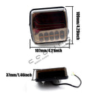 2pcs Waterproof LED Tail Light Rear Turn Signal Rear Fog Indicator License Plate Lamp 12V 24V Car Trailer Truck Boat Lorry Van