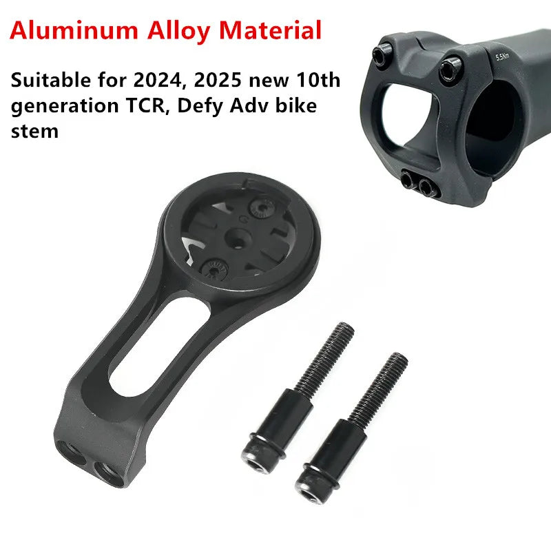 wolf's Bicycle Stem Extension Computer Mount Holder Bike Lights Rack For 2024 2025 10th Generation TCR PCR
