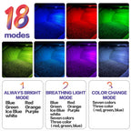 LED Car RGB Footwell Lamp Atmosphere Light For VW Sharan 7N Touareg 7P 7L Passat CC B5 B6 B7 B8 B9 Arteon Golf 6 7 MK6 Accessory