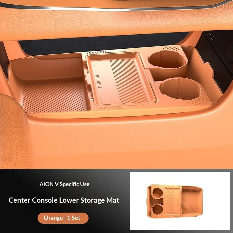 Suitable for 26 Models of Gac Aion I60/aion V Under-center Console Storage Box Multi-functional Lower Storage Box Accessories