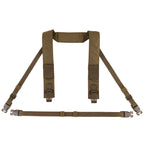KRYDEX Micro Fight Fat Strap H Harness For MK3 MK4 D3CRM Chest Rig Spiritus Style Shoulder & Back Strap With Male Female Buckle