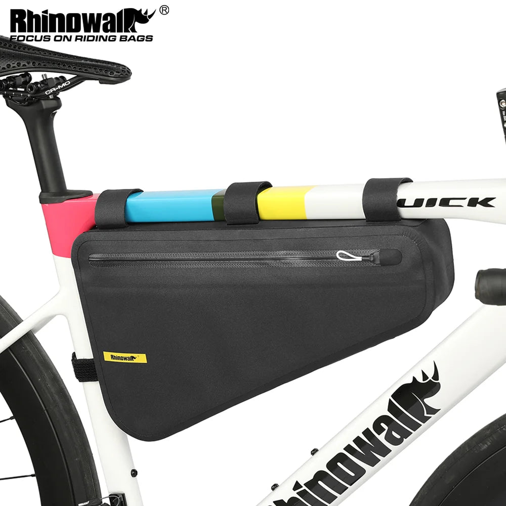Ultimate Cycling Gear: Waterproof Rhinowalk 4L Frame Bag for Easy Organization
