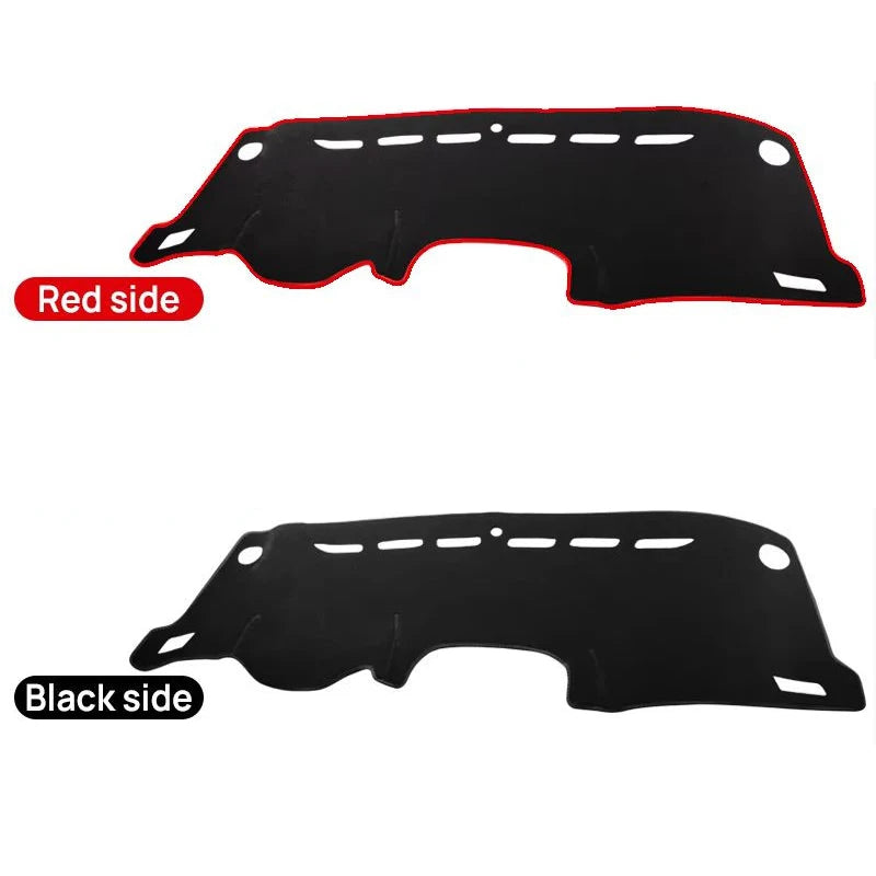 Jeep Renegade BU 2015-2025 Dashboard Cover Mat Anti-UV Sun Shade Pad, Black/Red