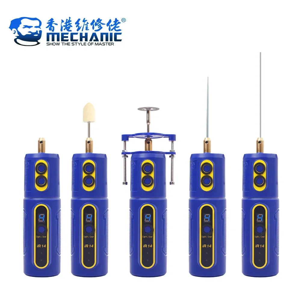 Mechanic IR14 Electric OCA Glue Remover Tool With Led Display For Phone Screen OCA Polarized Clean Electric Grinder Hand Tools