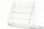4 Tier Acrylic Trading Card Display Stand, Holds 16 Graded Cards Clear Shelf for PSA BGS SGC Slabs, Toploaders, TCG Sports Cards