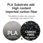 eSUN Carbon Fiber PLA 3D Printer Filament 1KG 1.75MM Fast Printing PLA-CF High-strength Carbon Fiber PLA Filament For Bambu Lab