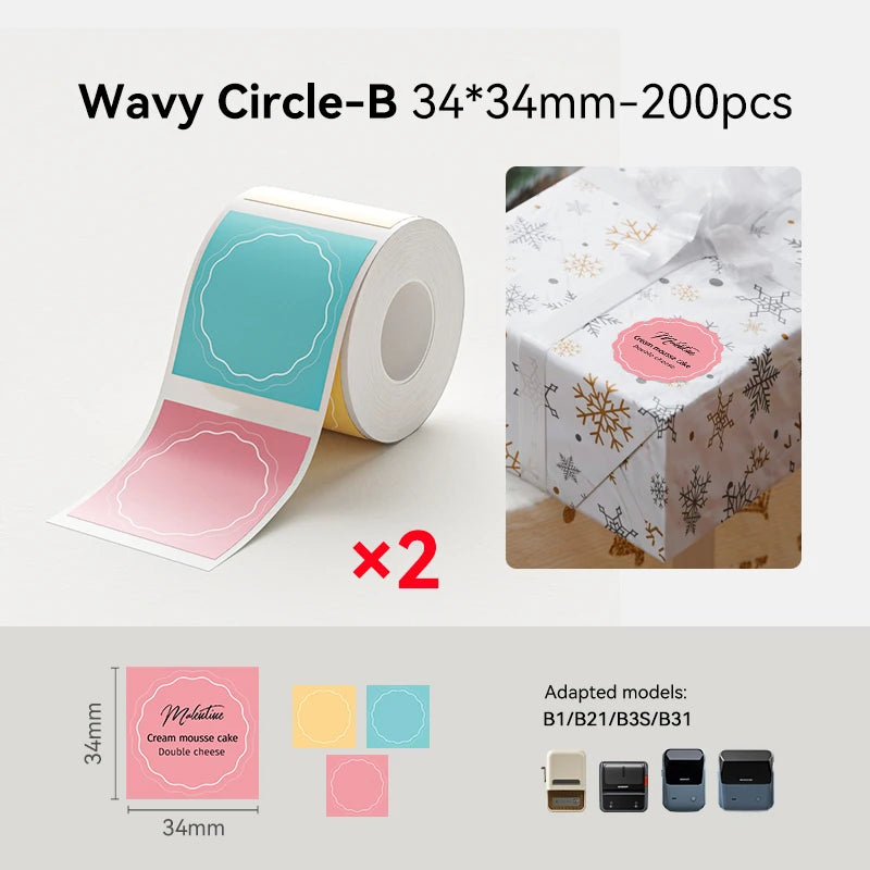 Round Color34-2rolls / China Mainland
