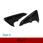 For BMW X3 G01 X4 G02 2018-2021 ABS Carbon Fiber Car Front Fender Side Shark Gill Side Air Outlet Cover Trim Car Accessories