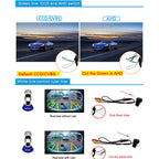 SMARTOUR 4K AHD 1080P Car Universal Rear View Camera Visual Angle Car Reverse Camera Cable Camera IP68 Waterproof Night Vision