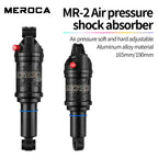 MEROCA MR-2 MTB Bike Air Shock Absorber 125/150/165/190mm Adjustable Air Pressure Aluminum Alloy Bicycle MTB Air Shock Absorber