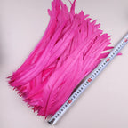 50Pcs 35-40cm Rooster Tail Feathers for Crafts Carnival Accessories Natural Long Plumes Chicken Decoration Feather Headdress