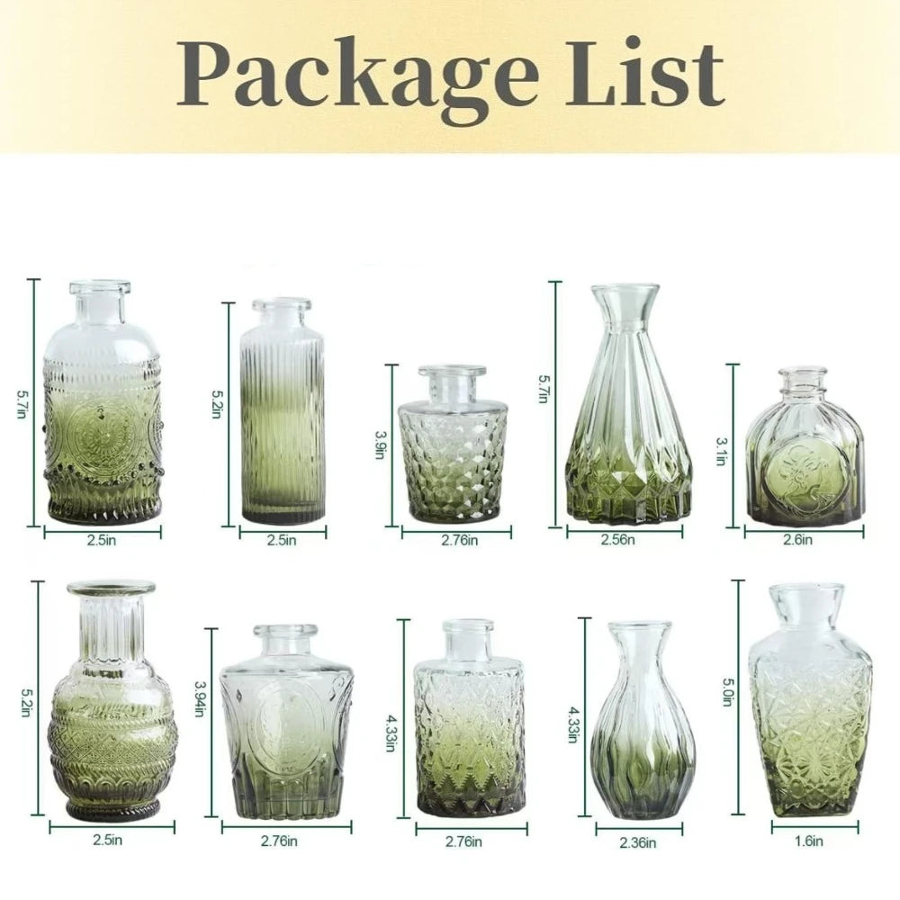 B-10Pcs Green