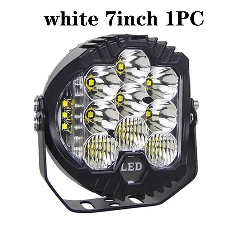LED Sport Work Lamps 3'' 5'' 7'' Automobile For Lada Offroad 4X4 Vehicle Auxiliary Lights Led 7Inch Jeep Combo Driving Headlamp