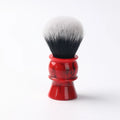 Yaqi Edom 24mm Men's Shaving Brush with Resin Handle Synthetic Hair Good Tuxedo Knot