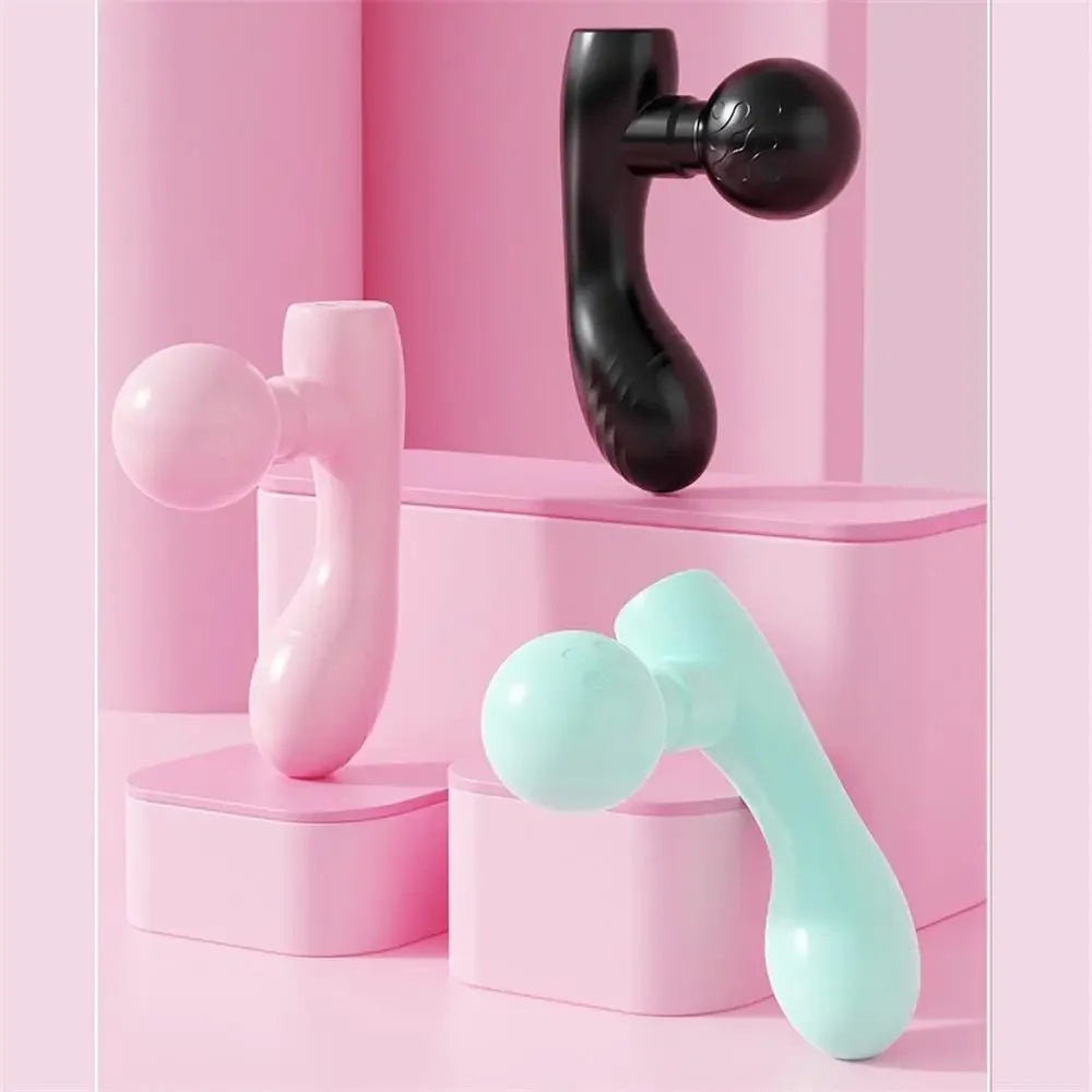 Dual-Head Dual-Motor MINI Massager | Rechargeable Portable Muscle Relaxation Massager & Vibrator for Women