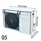 Multi-sizes Oxford Cloth AC Cover Breathable Easy To Install Durable Dirt-Proof Outdoor Use Rollup AC Cover Weather Protection