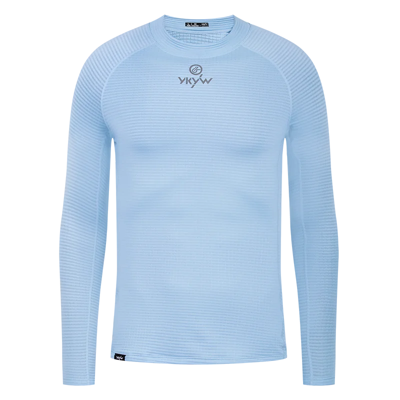 YKYW Winter Men's Cycling Long Sleeve Base Layer 0°C 2025 Thermal Fleece Bicycle Underwear MTB Road Bike Shirt Base Undershirt