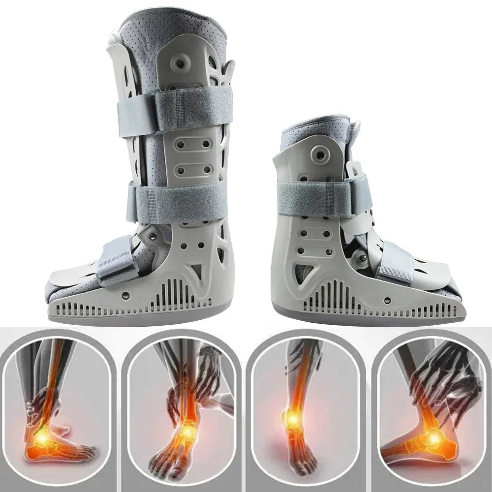 Inflatable Air Walking Boot Cam Walker Fracture Brace, Long/Short, Sizes S-XL, 1pc