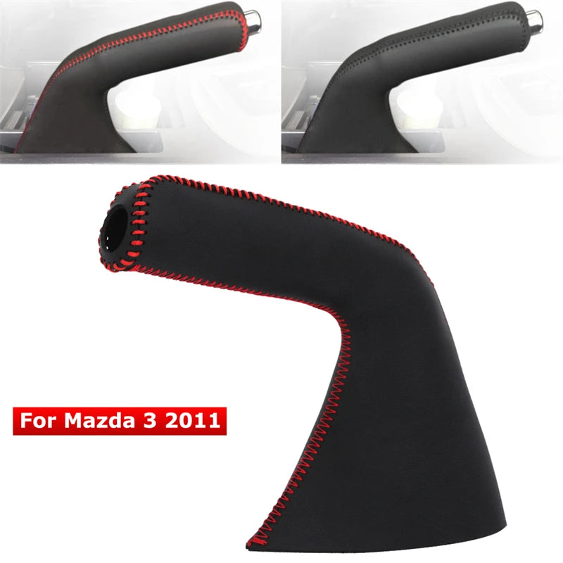 Car Handbrake Grips Cover Case For Mazda 3 2011 Auto Grips Cover Auto Gears Handbrake Sleeve Protector Car Decoration