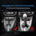 Real Soft Carbon Fiber  Car Gear Shift Panel Frame Trim Sticker for Mercedes Benz Smart 453 Fortwo/forfour 2016 2017 2018 2019