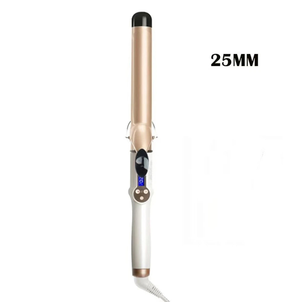 Electric Professional Ceramic Hair Curler LED Curling Iron Roller Curls Wand Waver Hair straightener Styling Tool 9mm-38mm