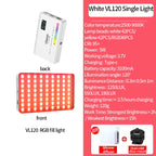 Ulanzi VL120 Full Color RGB Video Light 2500K-9000K LED Photography Lighting Dimmable Camera Light Live Videography Fill Lamp