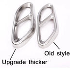 For Mercedes Benz GLC A B C E Class X253 W205 W213 W176 W177 W246 W247 2016-2019 Car Exhaust Pipe Cover Trim Car Accessories