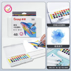 12/24/36/48 Colors Watercolor Paint Set with Water Brush Pens Art Supplies, for Artists, Amateur Hobbyists and Painting Lovers
