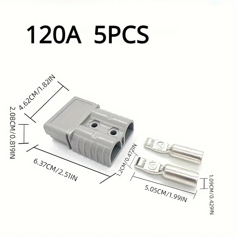 5/10pcs 50A/120A/175A/350A Anderson Style Plug Connectors 12-24V DC Power Tool Power Charger Battery Electronic Accessories