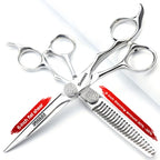 440C Japanese Stainless Hairdressing Scissors 6 Inch / 7 Inch Hair Scissors Right hand Barber Shears Left Handle Hair Cutting