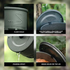Fire-Maple Petrel Ramen Pot Ultralight Heat Exchanger Lightweight Portable Pot for Hiking Travel Camping Backpacking