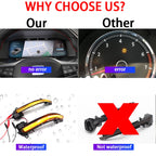 2x LED Side Mirror Dynamic Turn Signal Sequential Light For BMW X1 F48 F49 X2 F40 F45 F46