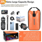 NEWBOLER 10L 20L Waterproof Cycling Bicycle Front Fork Bag Quick Release Bike Rear Seat Trunk Bag Bike Bag Bicycle Accessories