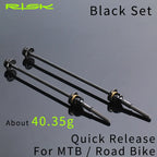 Bike Quick Release Skewer TC4 Titanium Alloy Axle QR HUB Lever for MTB Road Bicycle Ultralight Skewers for 100/130 100/135 Frame