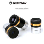 Celestron 62 degree aspherical high-definition eyepiece 4/10/23mm Fully Coated for 1.25" Astronomy Telescope