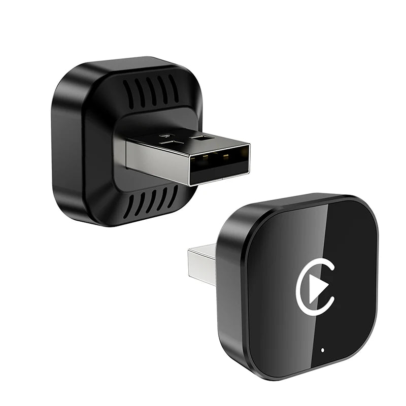 New 2in1 Wired to Wireless CarPlay Adapter, Android Auto Dongle, High-Quality Car Accessory Smart Box 5GHz WiFi Type-C/USB
