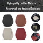 New Front Car Seat Cover PU Leather Cars Seat Cushion Protector Automobiles Universal Mat Chair Seat Car Auto Pad Accessories