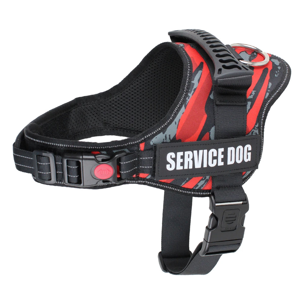 Dogs Harness Customizable Personalized Patches Dog Vest Eazy Control Handle Adjustable Backing Small Medium Large Pet Dog Collar