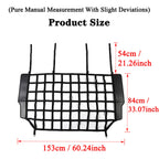 Car Dog Barrier Protector Divider Pet Net Trunk Safety Mesh for Jeep Wrangler JK JL Gladiator JT 2007-2025 Interior Accessories
