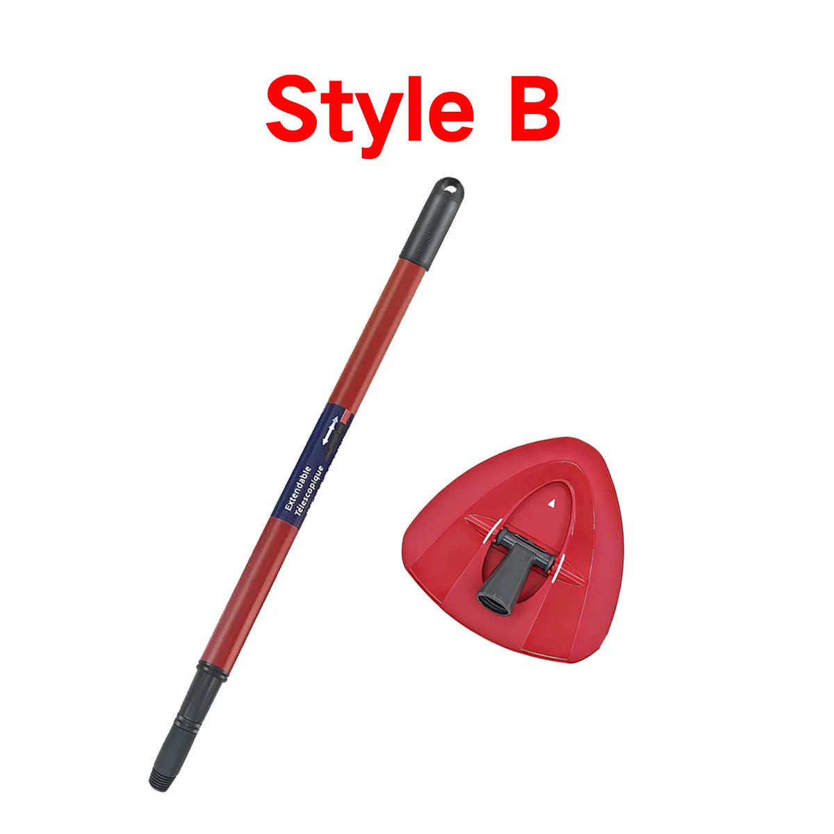 Mop Handle and Mop Base for O-cedar/Vileda 1Tank System,Mop Handles for O-cedar/Vileda Spin Mop & H2pro Flat Mop