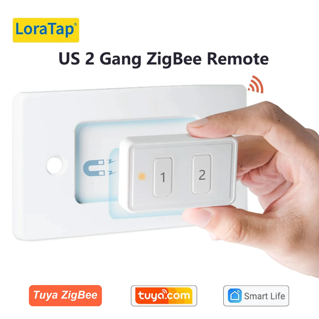 LoraTap ZigBee 3.0 Wireless 13 Types Push Button EU US Remote Controller Tuya Scene Automation Control Switch Smart Life App