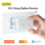 LoraTap ZigBee 3.0 Wireless 13 Types Push Button EU US Remote Controller Tuya Scene Automation Control Switch Smart Life App