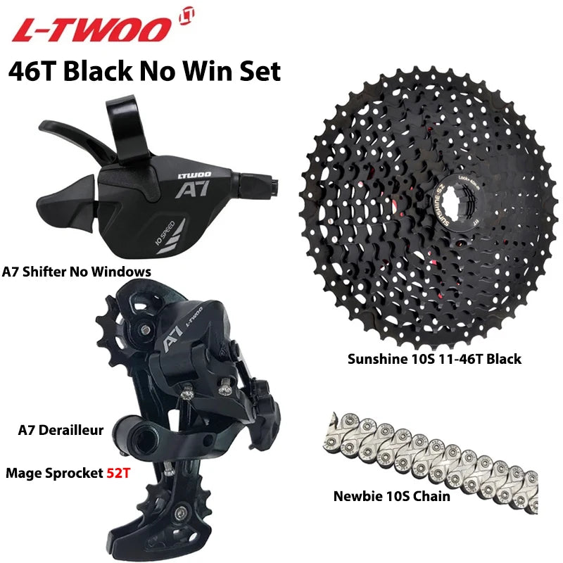 LTWOO A7 1X10S Groupset 10 Speed Shift Lever Derailleur SUNSHINE Cassette 36T 42T 46T 50T VXM Chain for MTB Mountain Bike Parts